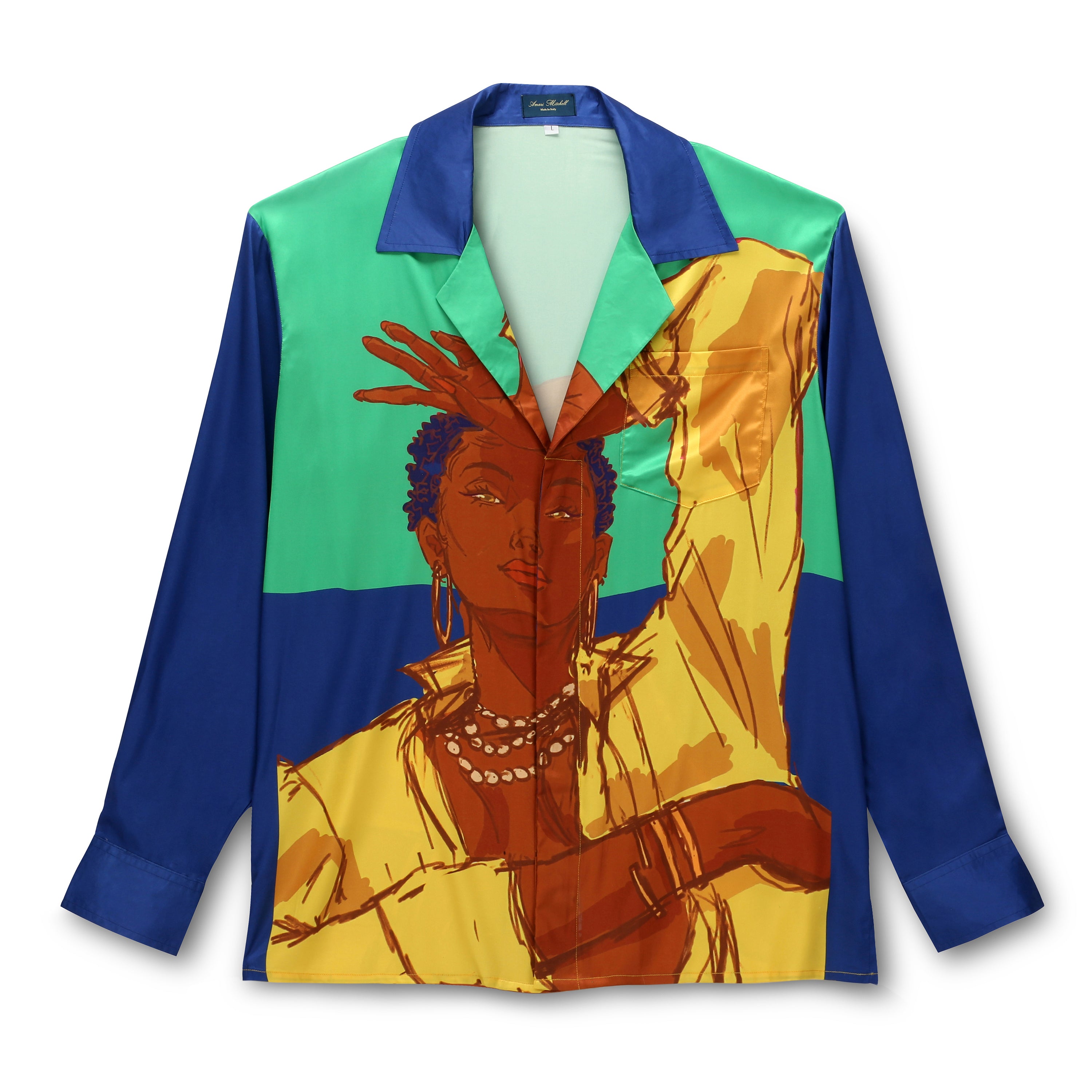 BARBELLO MILAN SILK DRESS SHIRT