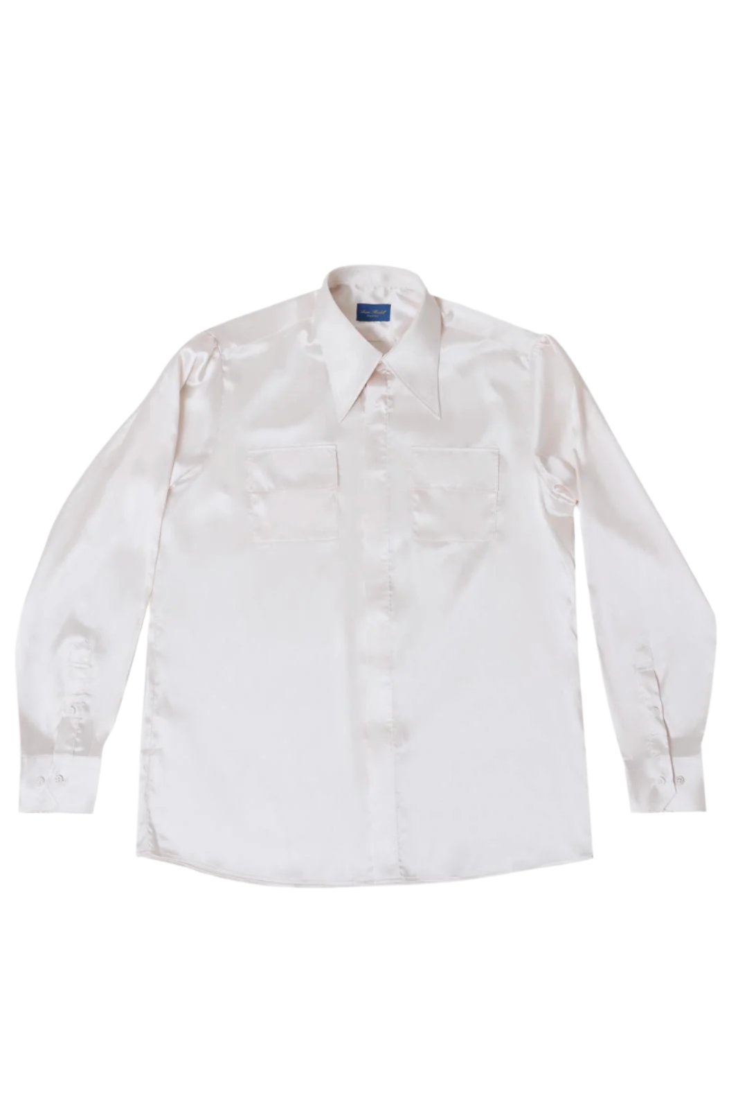 MCQUEEN VINTAGE SATIN DRESS SHIRT