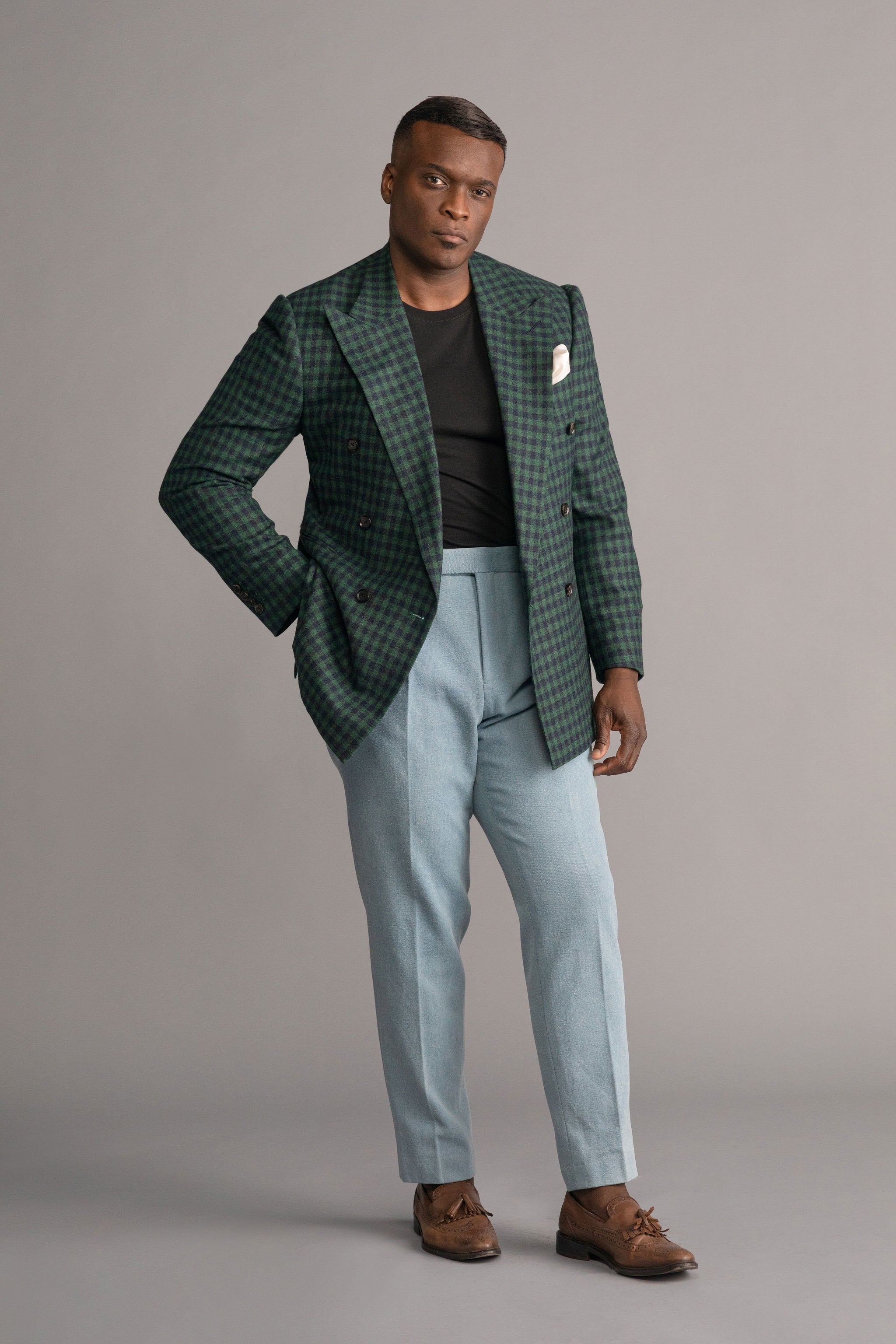 HANDCRAFTED ETHAN WOOL SILK JACKET