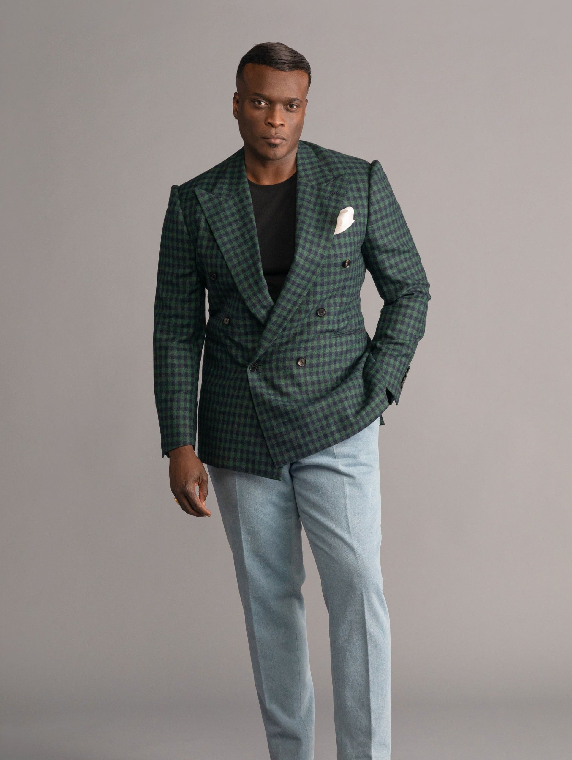 HANDCRAFTED ETHAN WOOL SILK JACKET