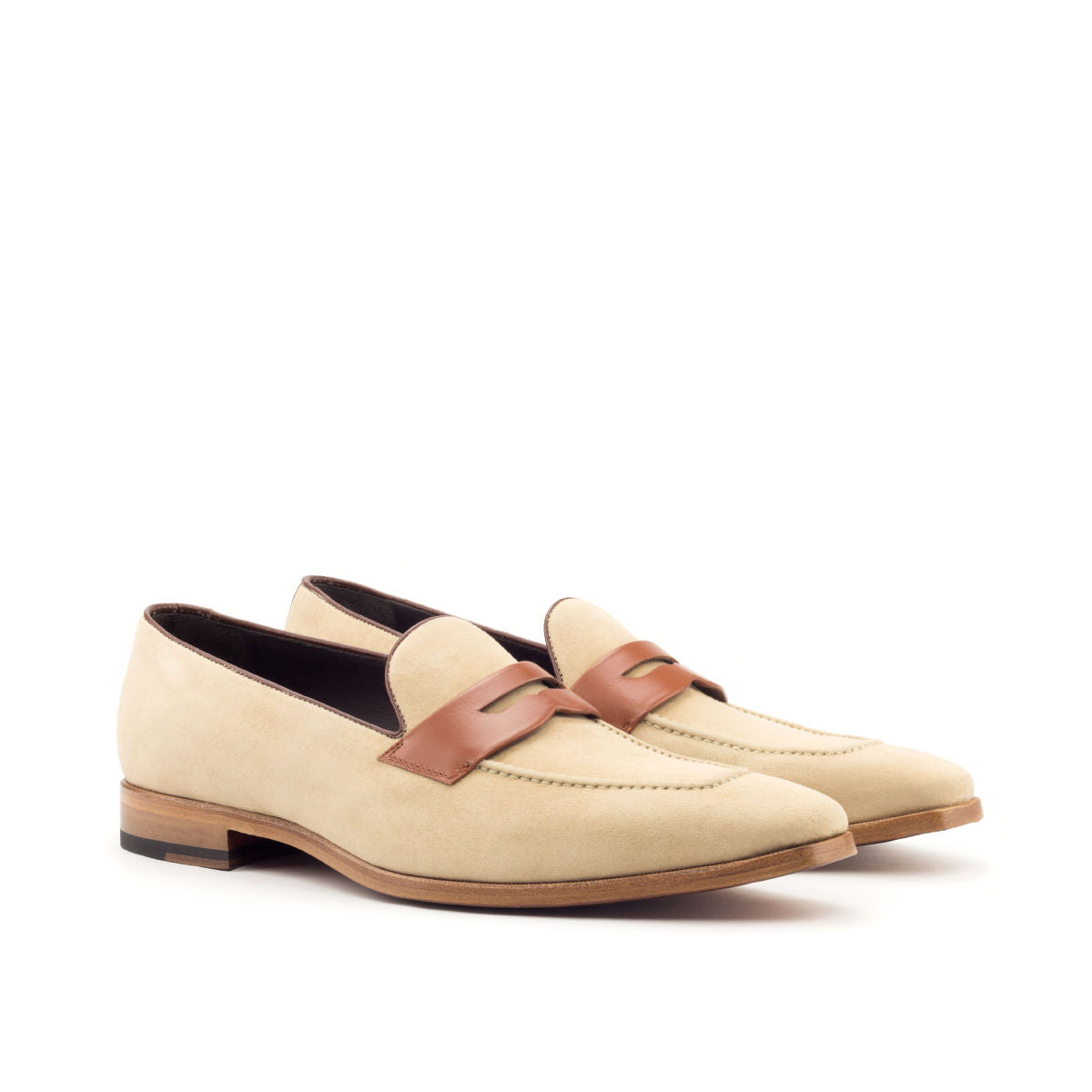 TAUPE SUEDE LOAFERS