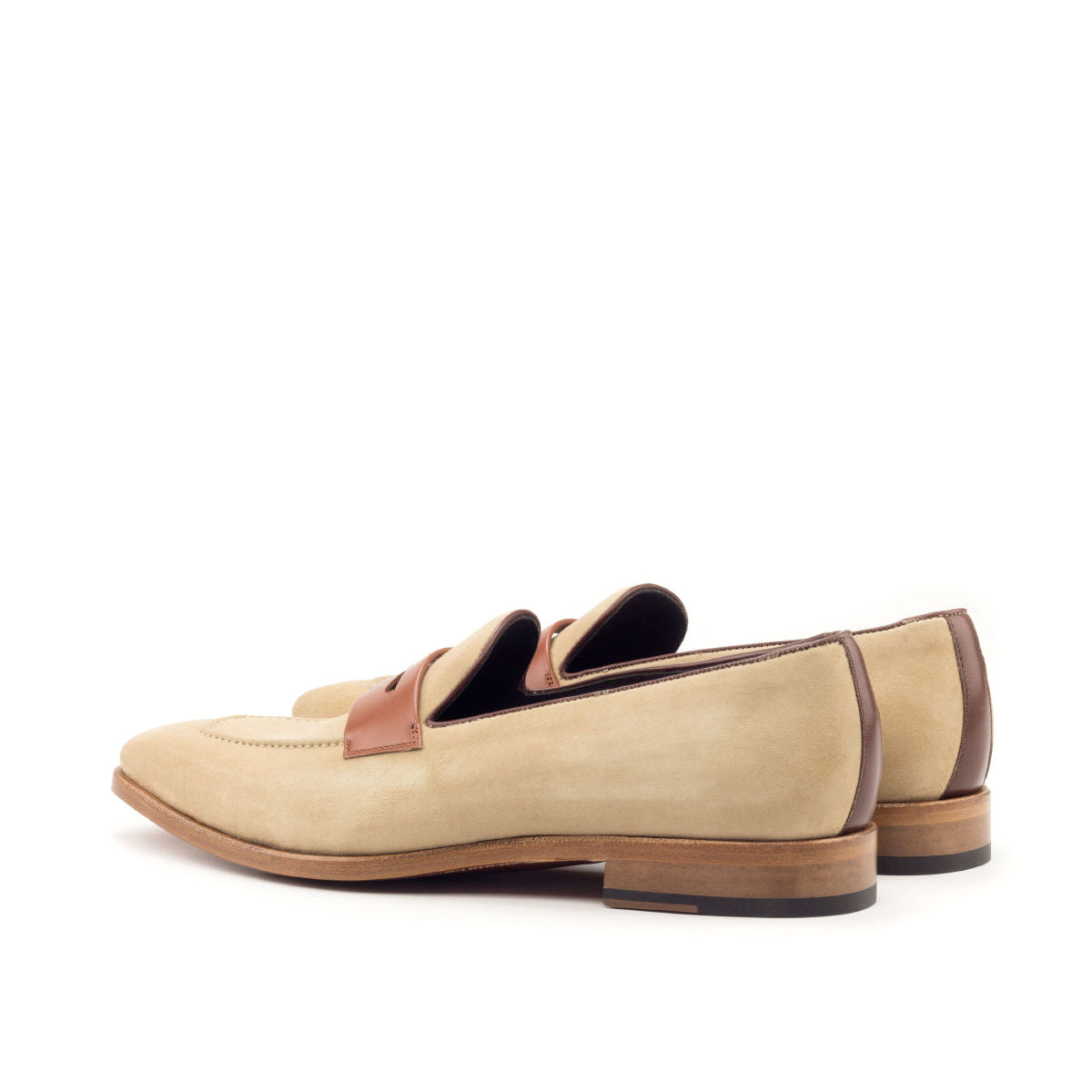 TAUPE SUEDE LOAFERS