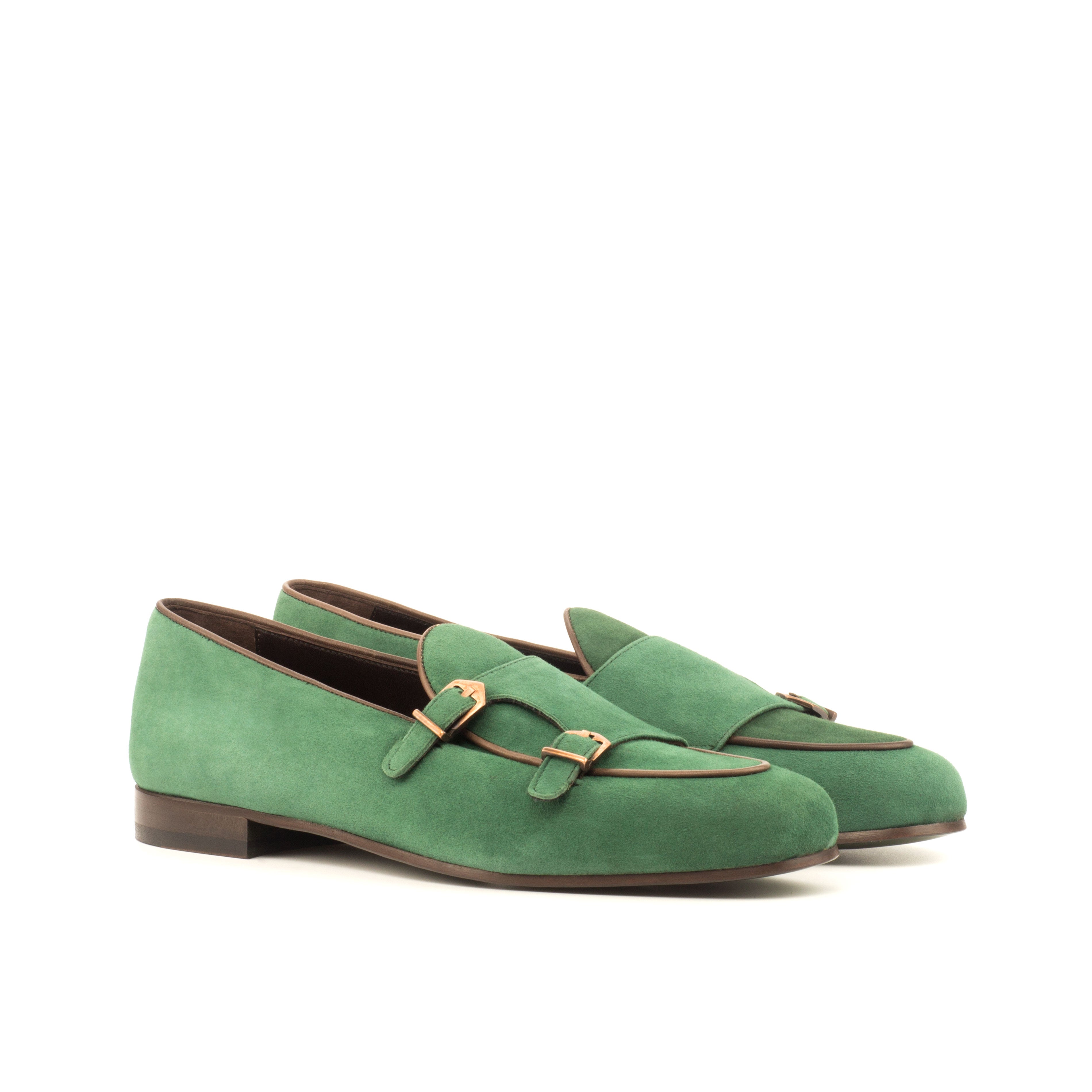 ST. TROPEZ GREEN SUEDE LOAFER