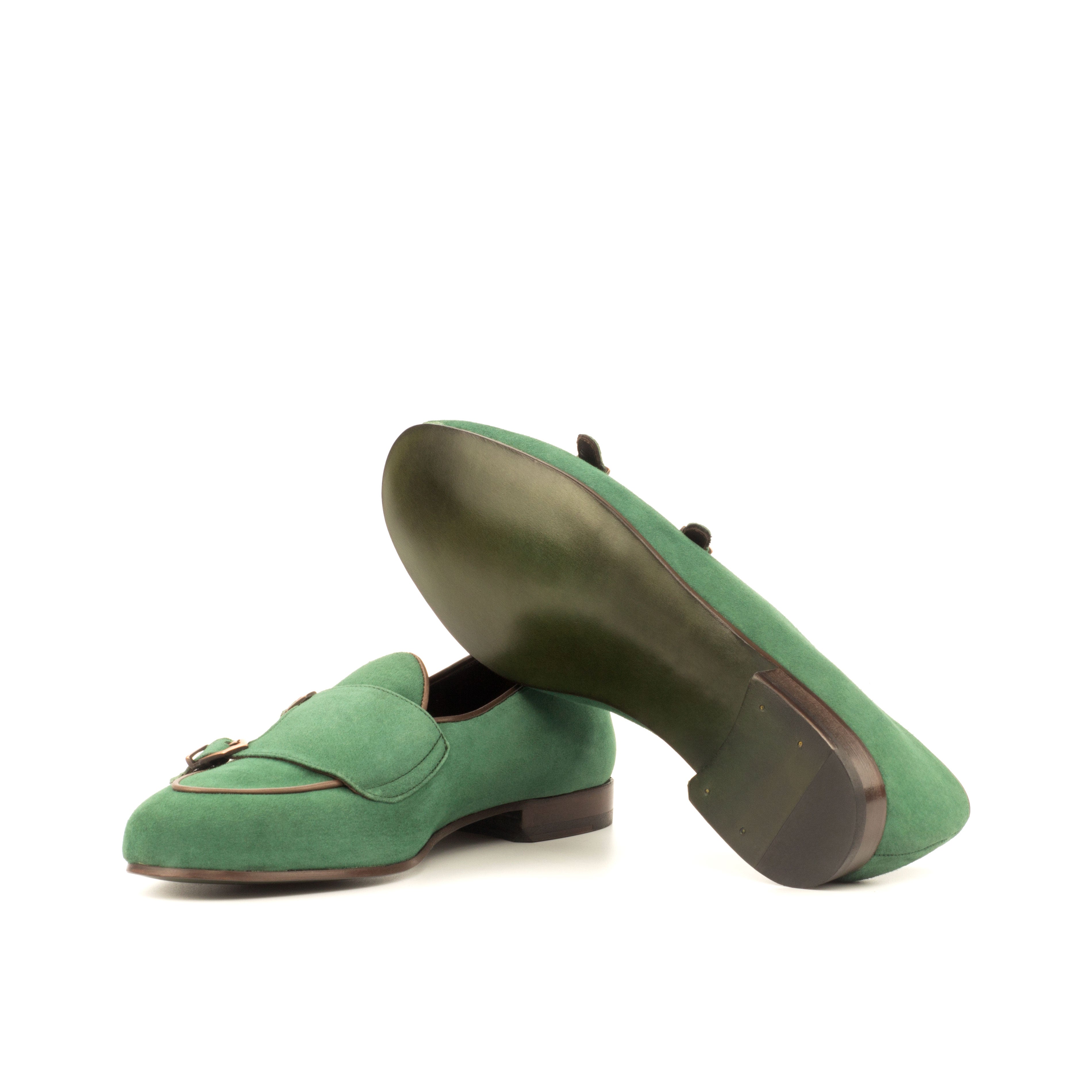 ST. TROPEZ GREEN SUEDE LOAFER