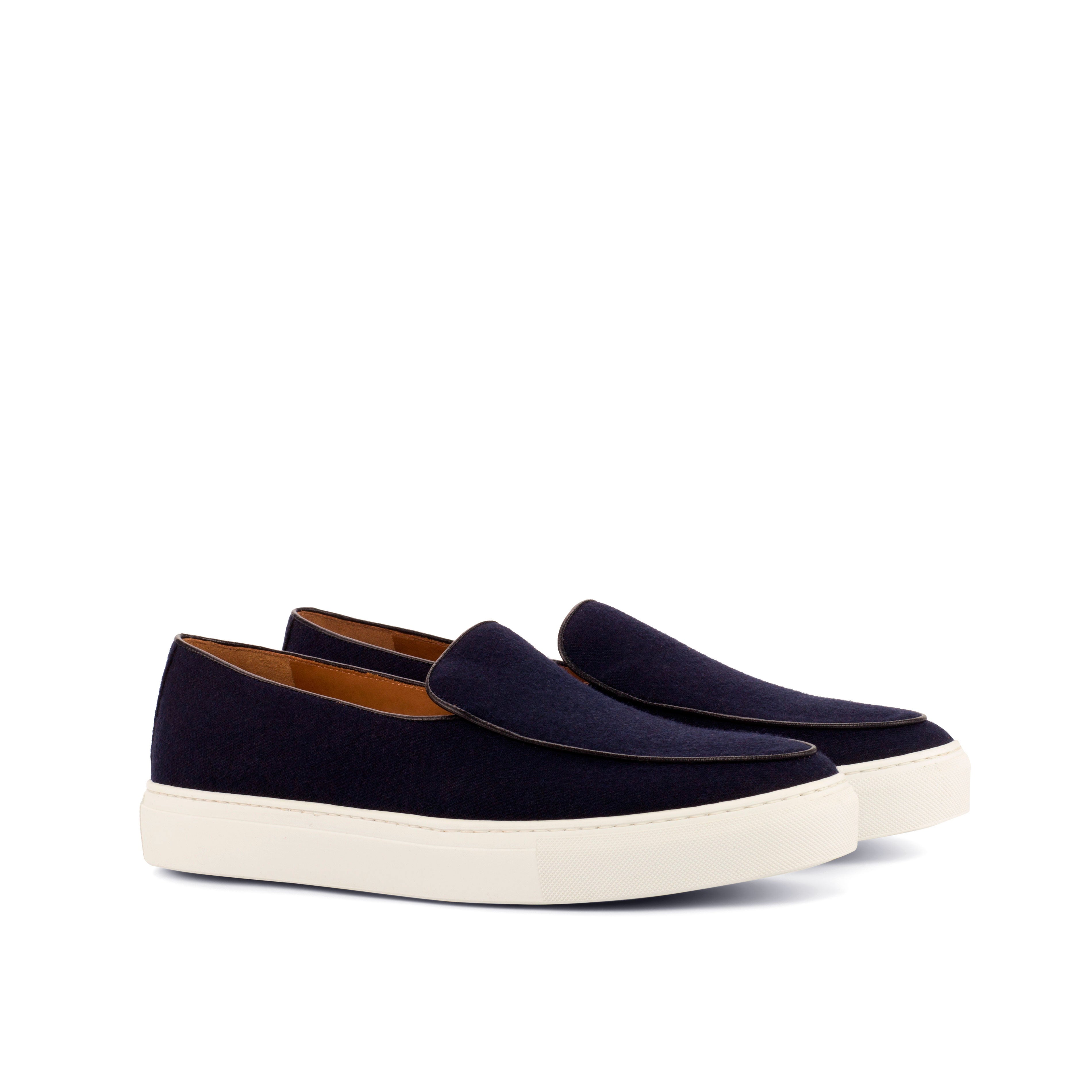 GATSBY RANDOLPH NAVY FLANNEL LOAFERS