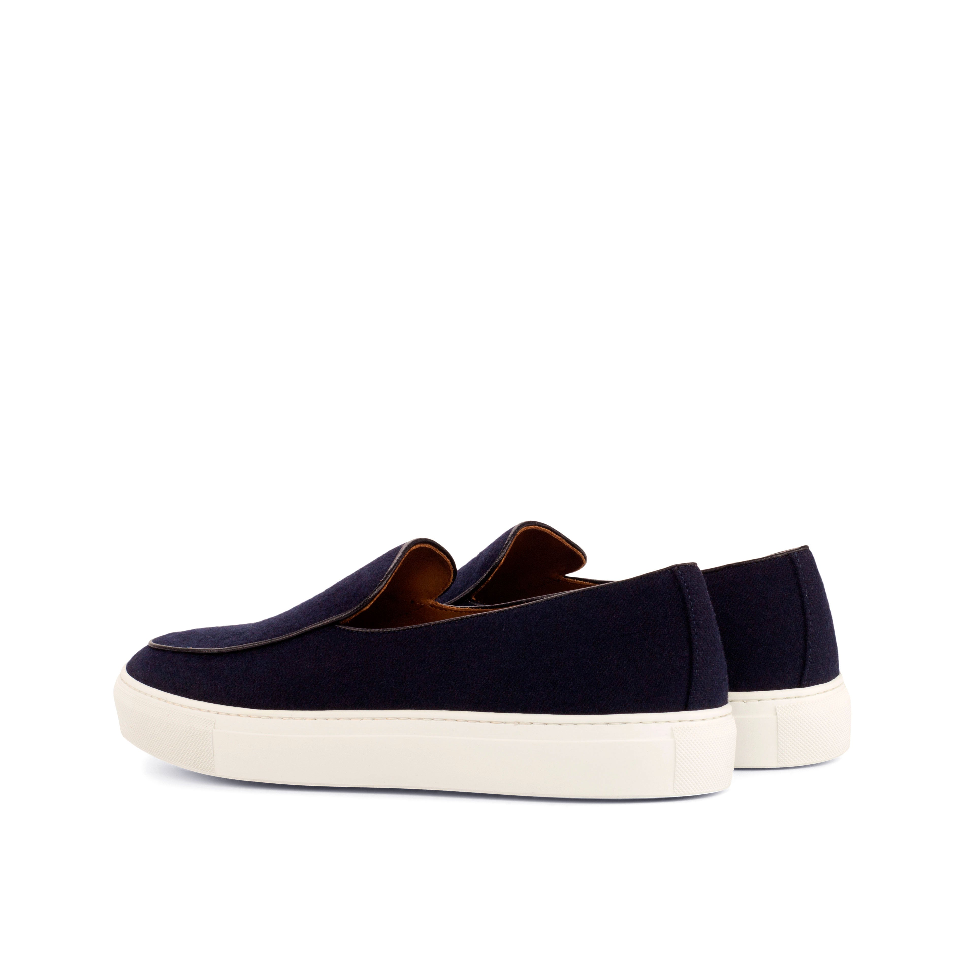 GATSBY RANDOLPH NAVY FLANNEL LOAFERS