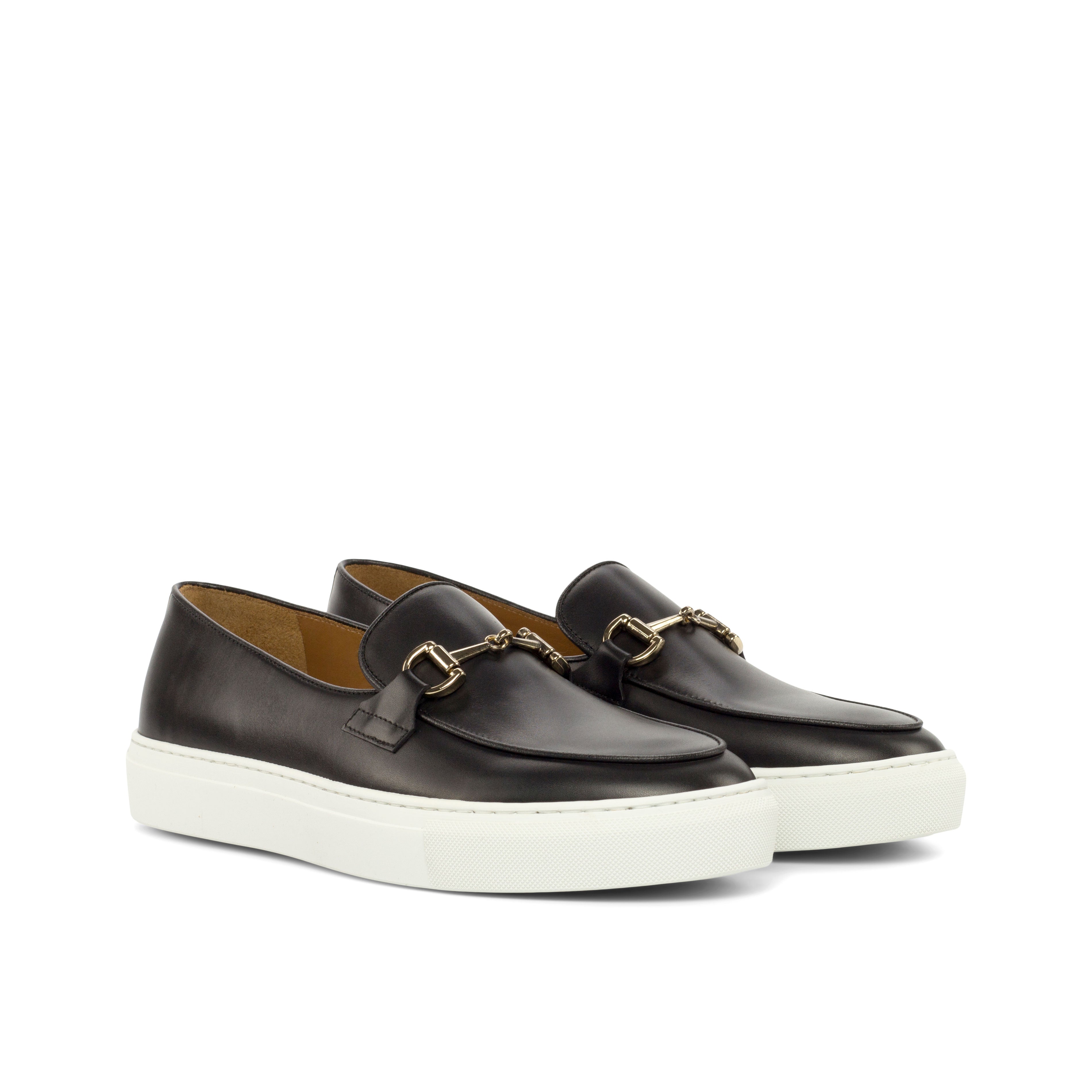 JOHN CANOE LEATHER LOAFERS