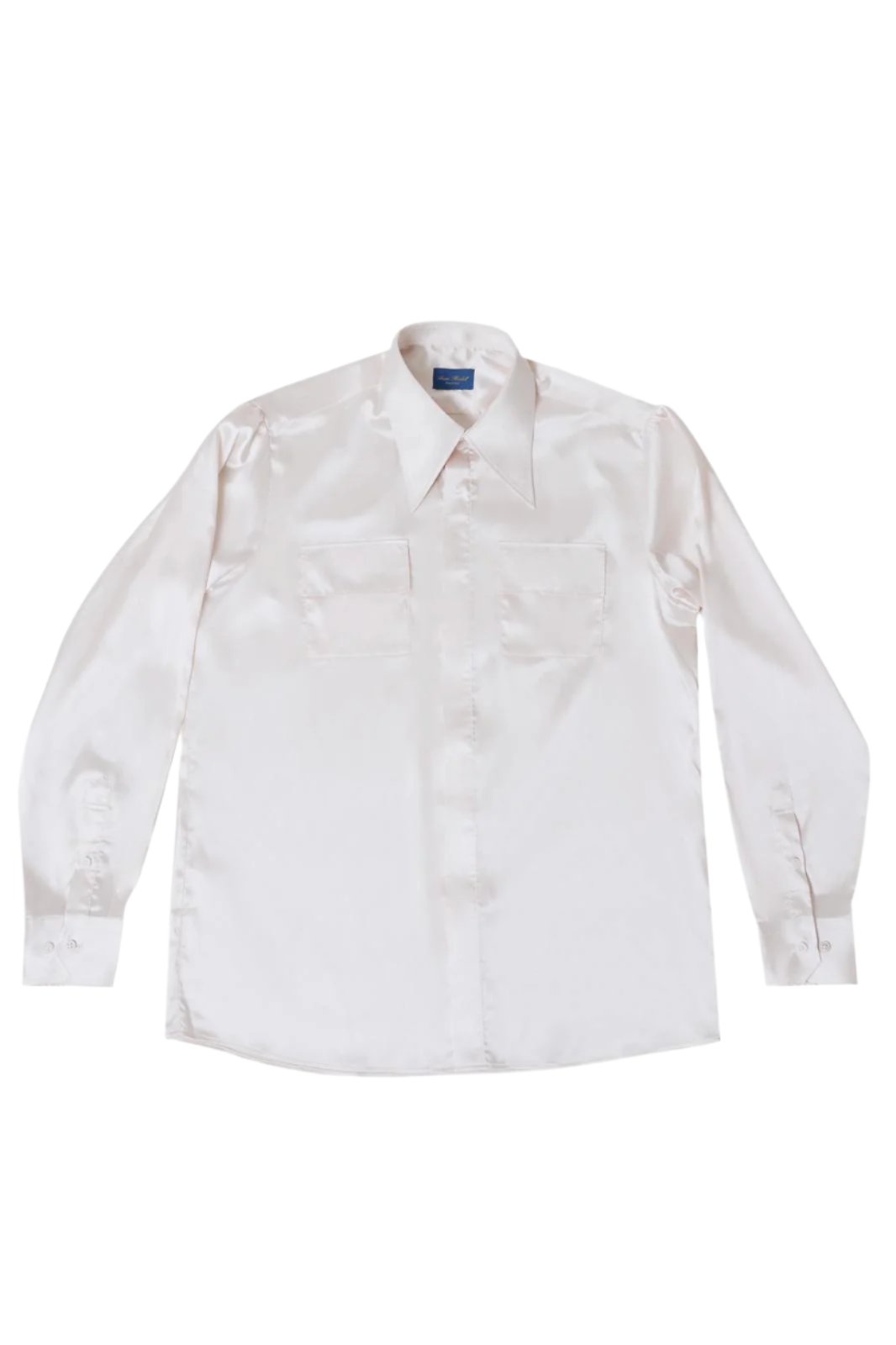 MCQUEEN VINTAGE SATIN DRESS SHIRT