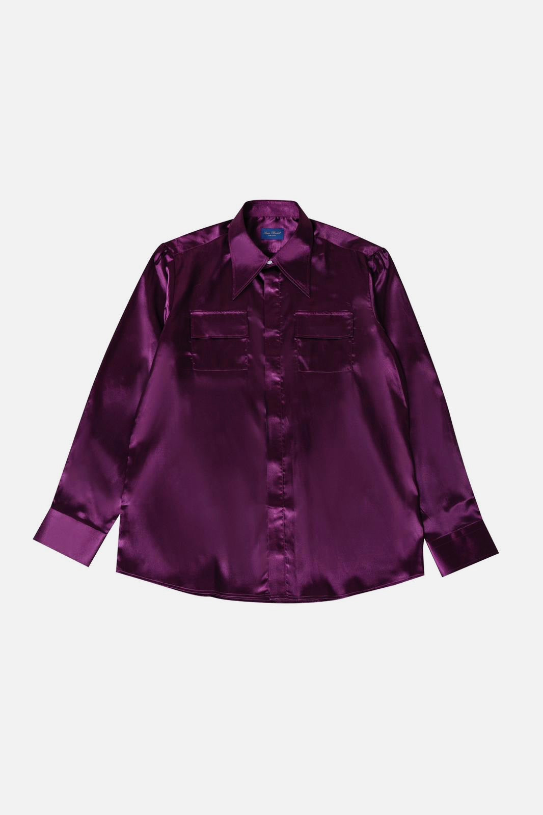 PURPLE MCQUEEN VINTAGE DRESS SHIRT