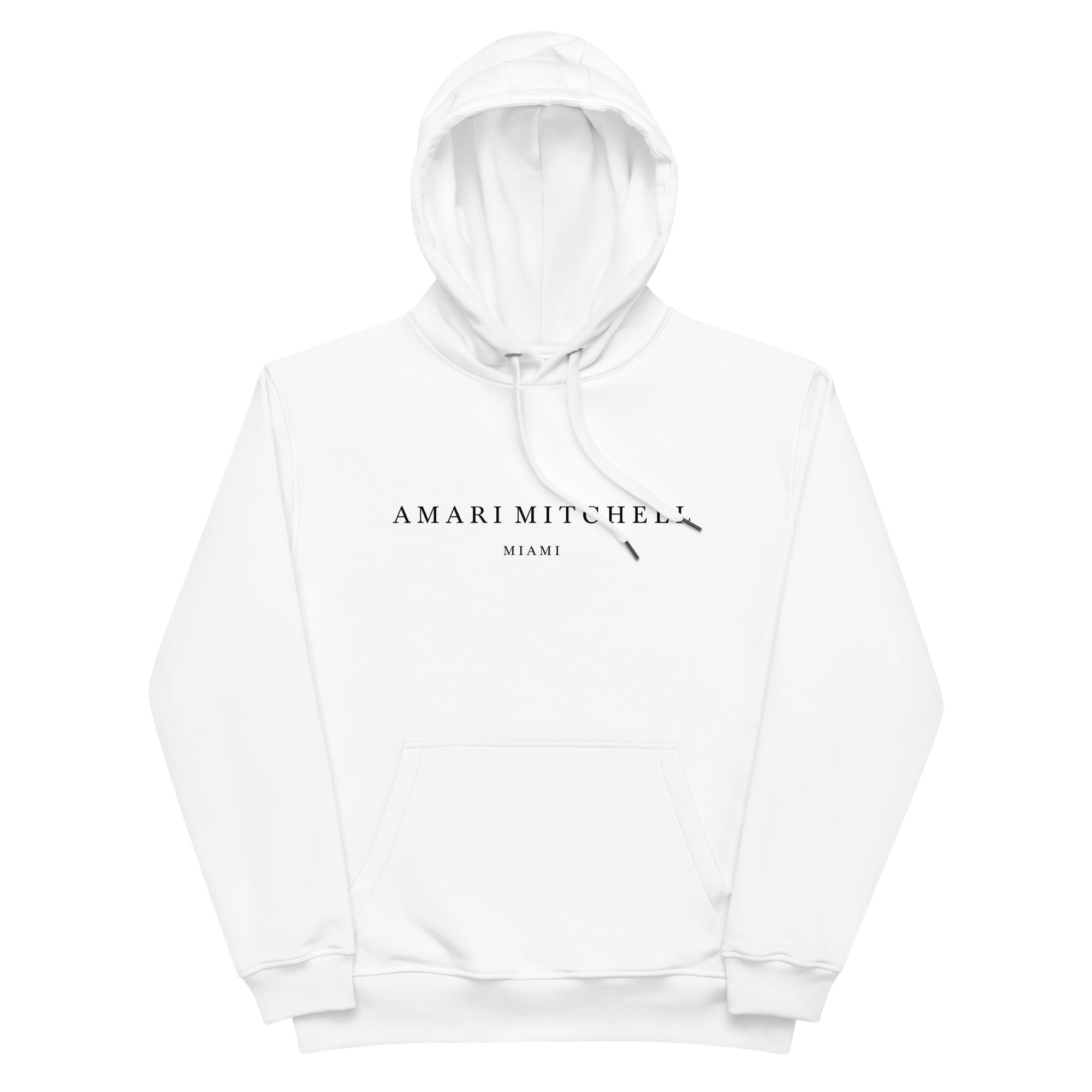 AMARI MITCHELL REGAL ALL WHITE HOODIE