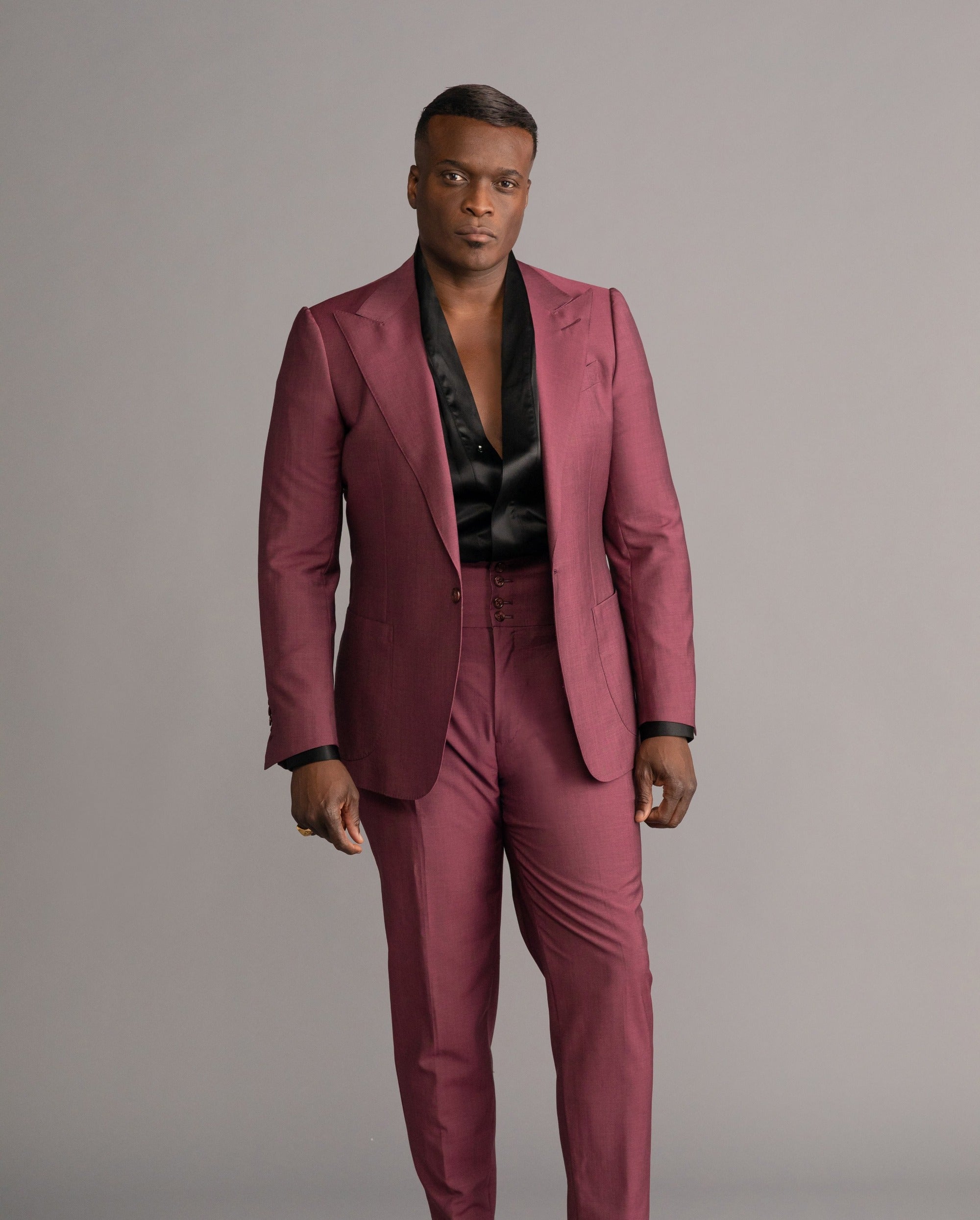 HANDCRAFTED ROSSO MOHAIR SUIT