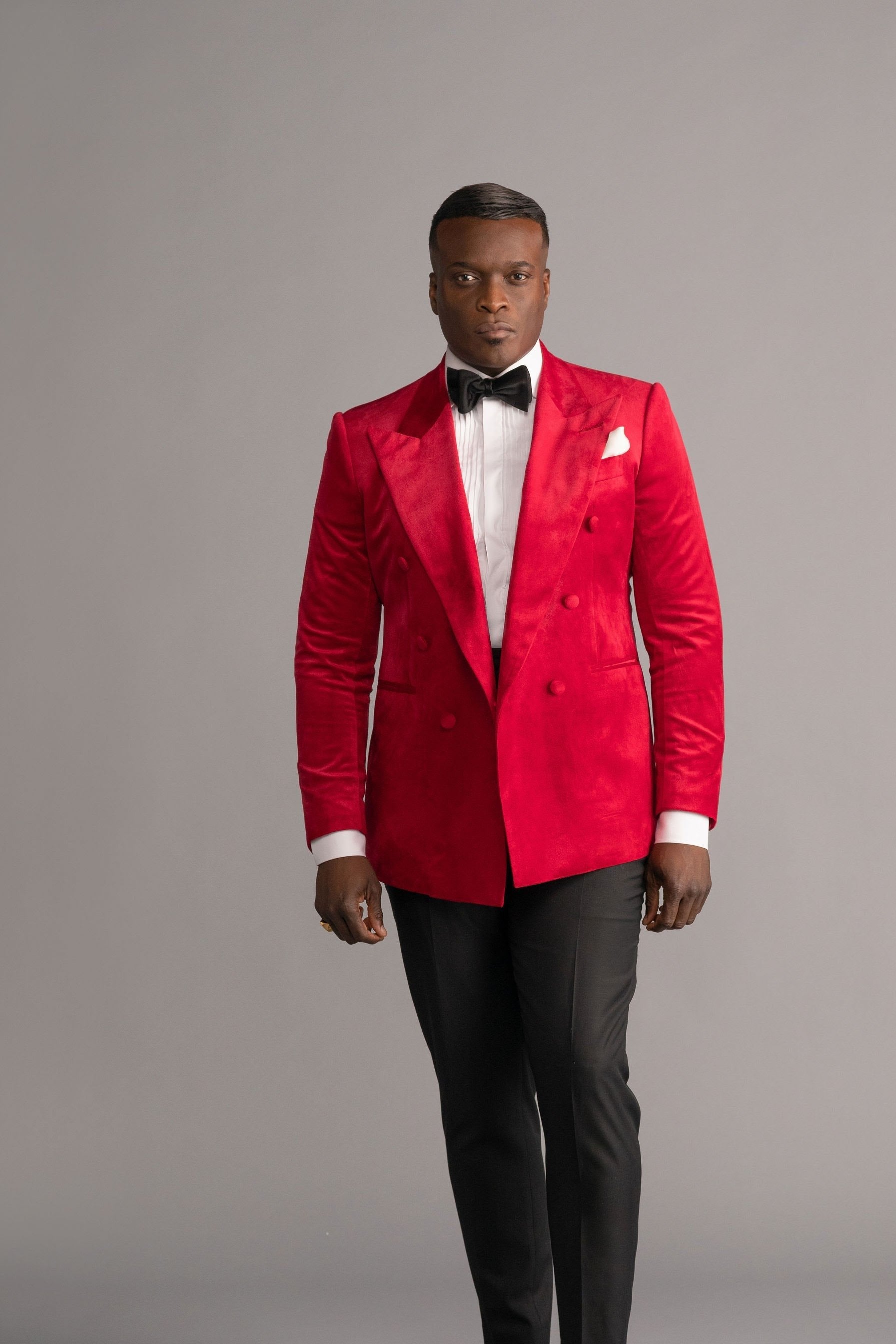 VELVET YULANN SMOKE DINNER JACKET