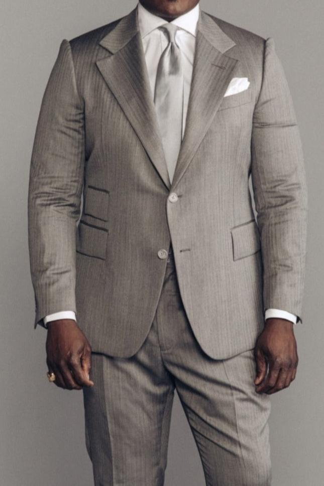 GREY HERRINGBONE SIDNEY SUIT